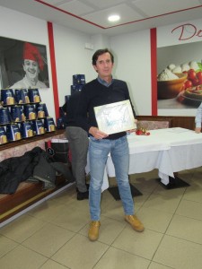 Premiazione Maurizio Leonardi Campione Italiano 1500 metri