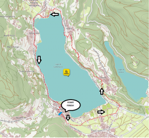 Caldonazzo-Lake-Running-Percorso